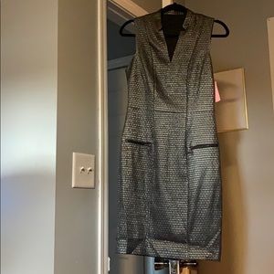 Sleeveless Pure Navy Dress